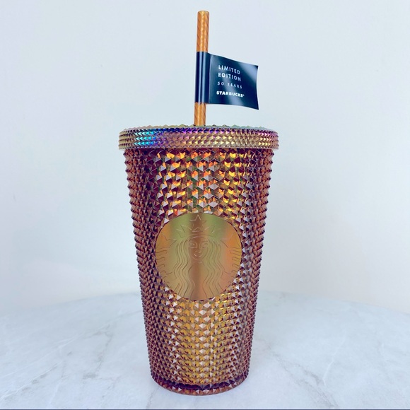 Starbucks 50th Anniversary Copper Studded Tumbler